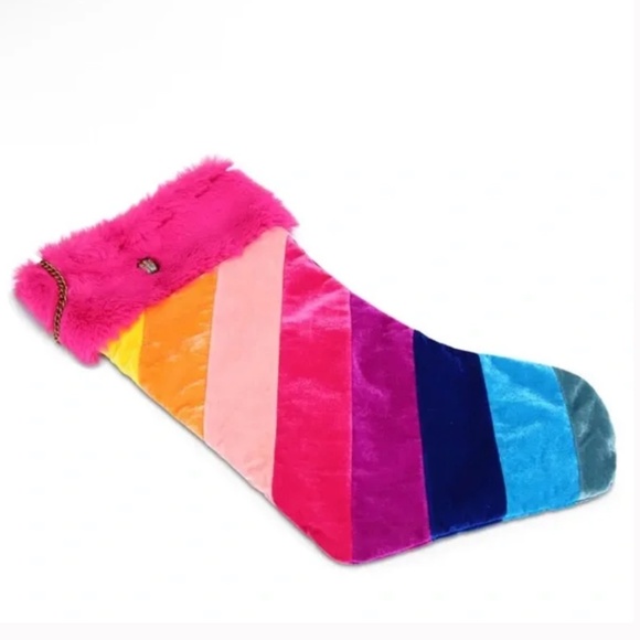 NWT Kurt Geiger London Christmas Stocking Xmas with Dust Bag - Picture 2 of 4